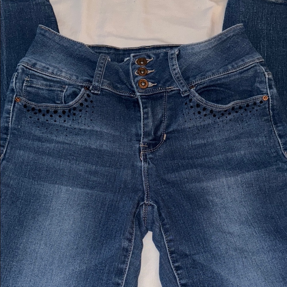 Upcycled Hand Painted Jeans